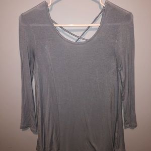 Flowy Baby Blue Blouse